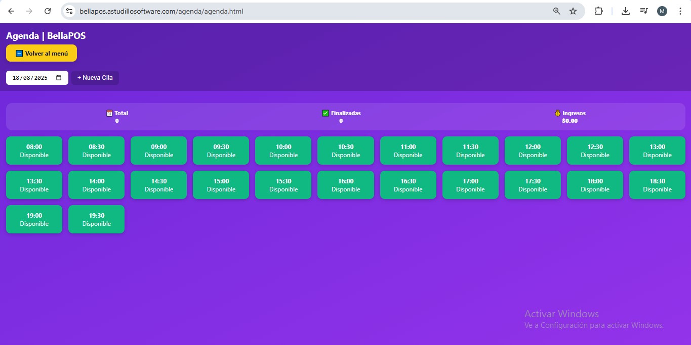 Agenda de servicios